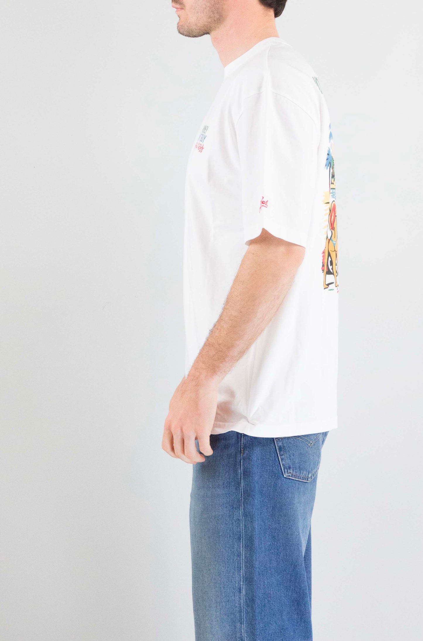T-Shirt Mc2 Saint Barth Money Happiness da Uomo delmar oversize
