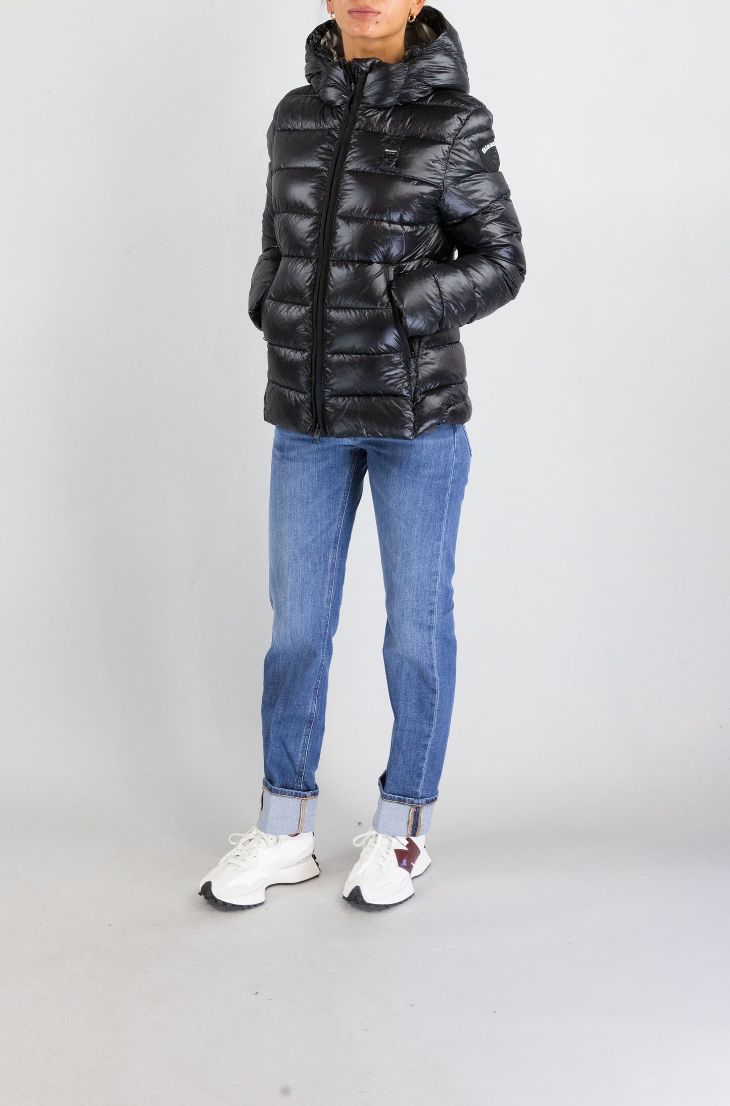 Giubbotto Blauer Nero da Donna 5wbldc02072 006648 caroll
