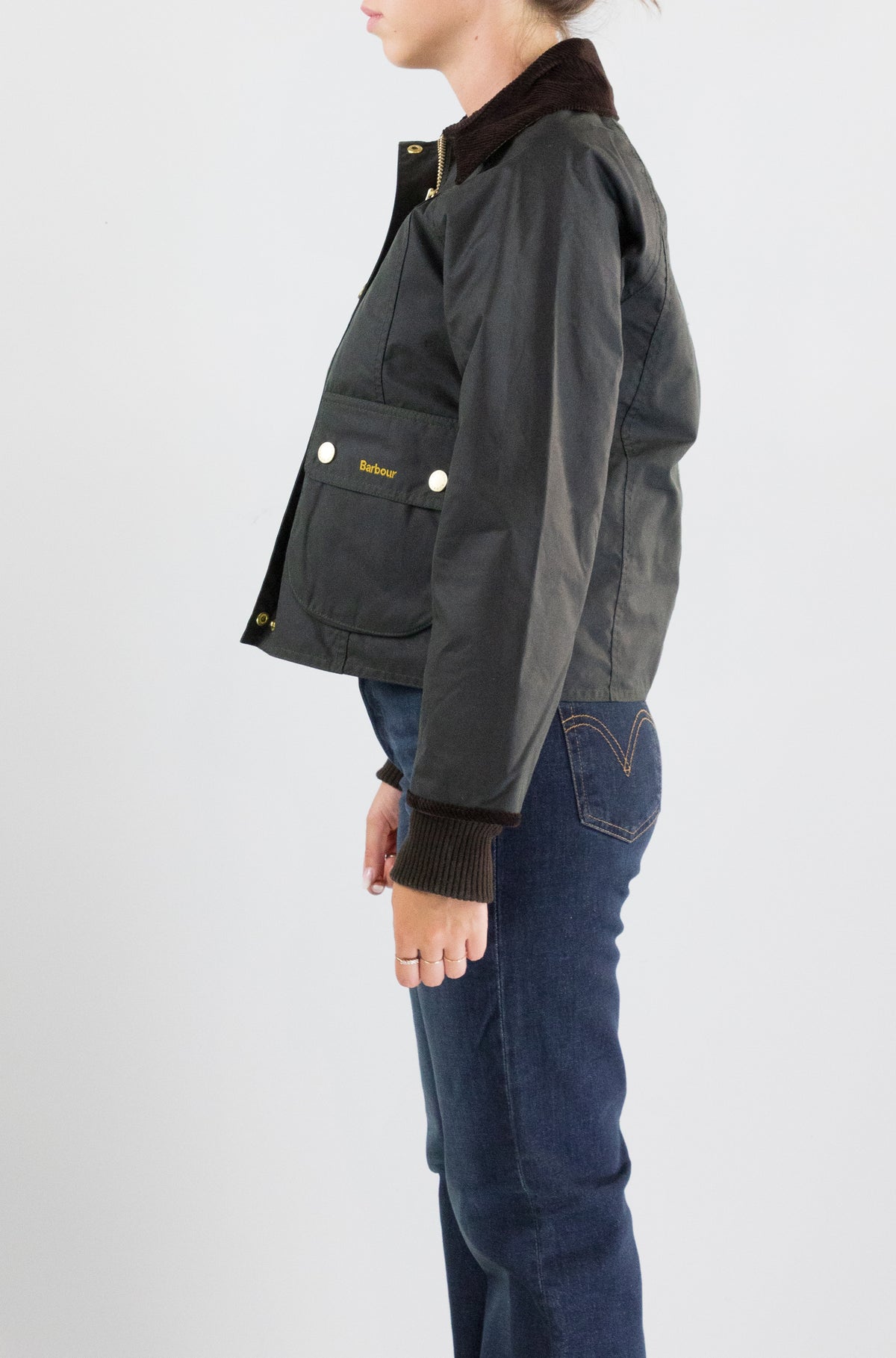 Giubbotto Barbour Sg51 da Donna lwx1403 cropped beadnell wax