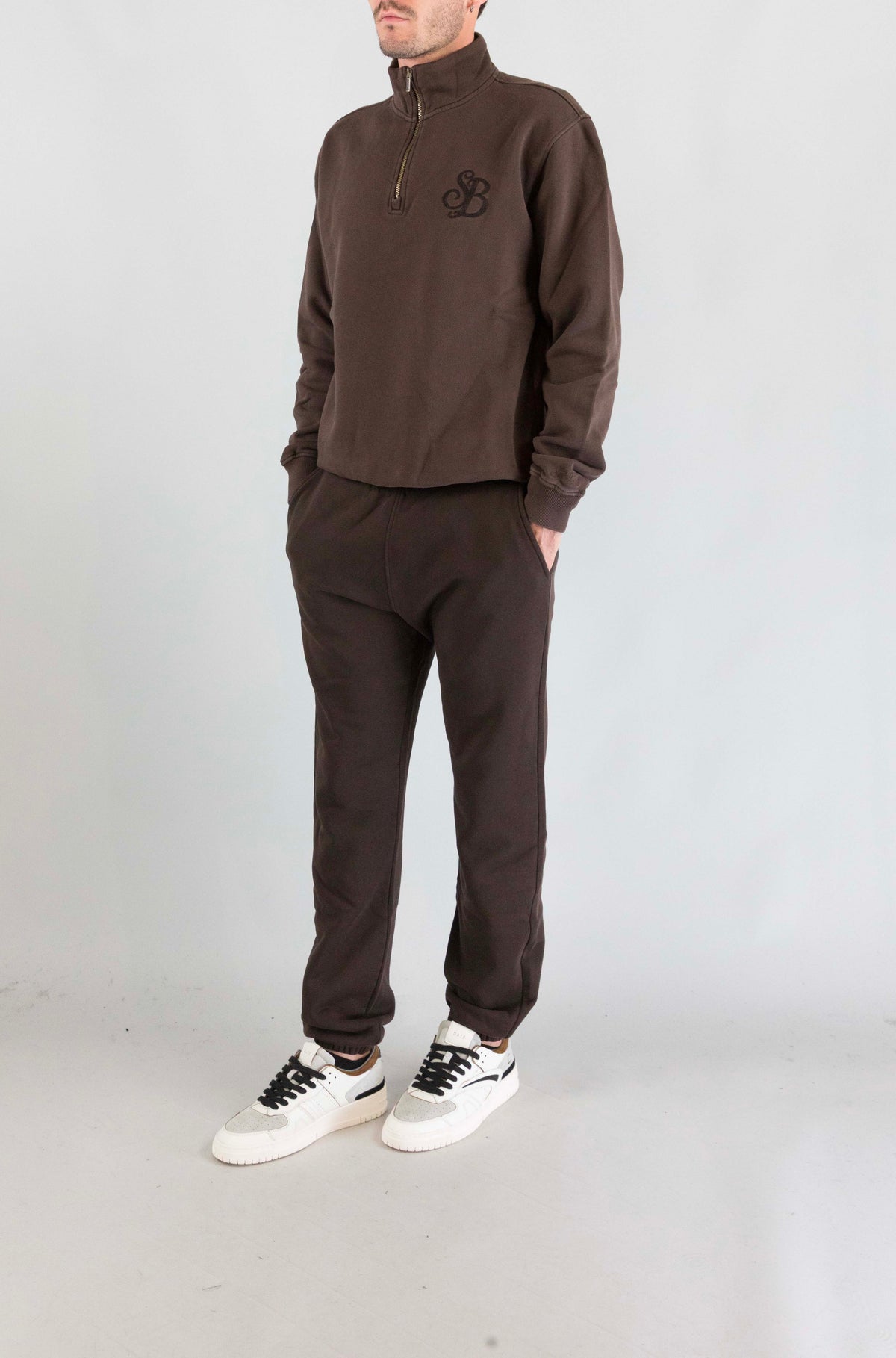 Pantalone Mc2 Saint Barth 00022m 18h Dark Brown da Uomo bolt wn raw