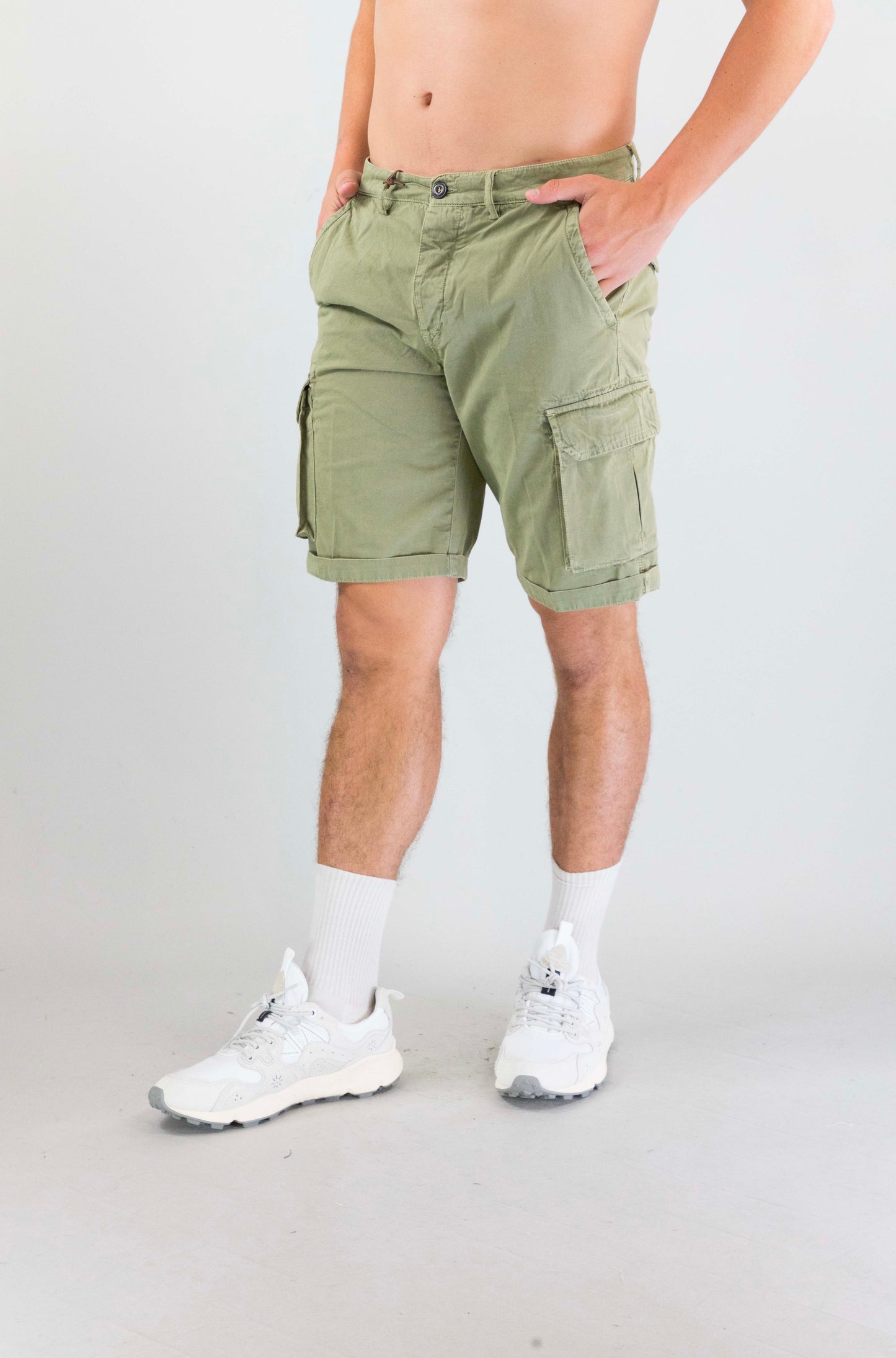 Pantalone 40weft Verde Salvia da Uomo nick 2646 50368 033651