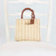 Borsa Mc2 Saint Barth Straw Leather da Donna shop bag mini