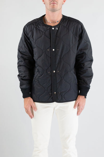 Giubbotto Alpha Industries Black da Uomo f258132 studio liner