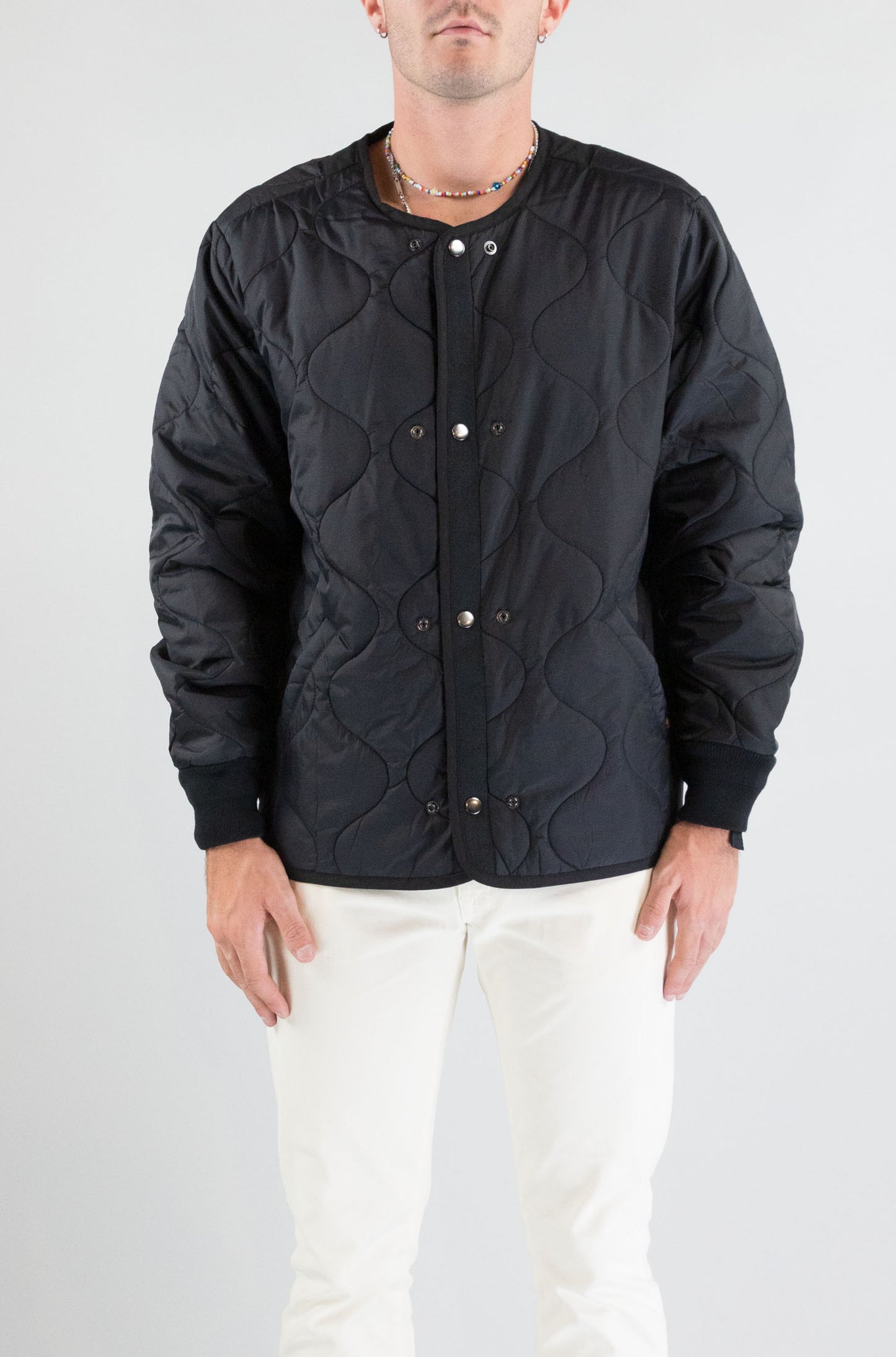 Giubbotto Alpha Industries Black da Uomo f258132 studio liner