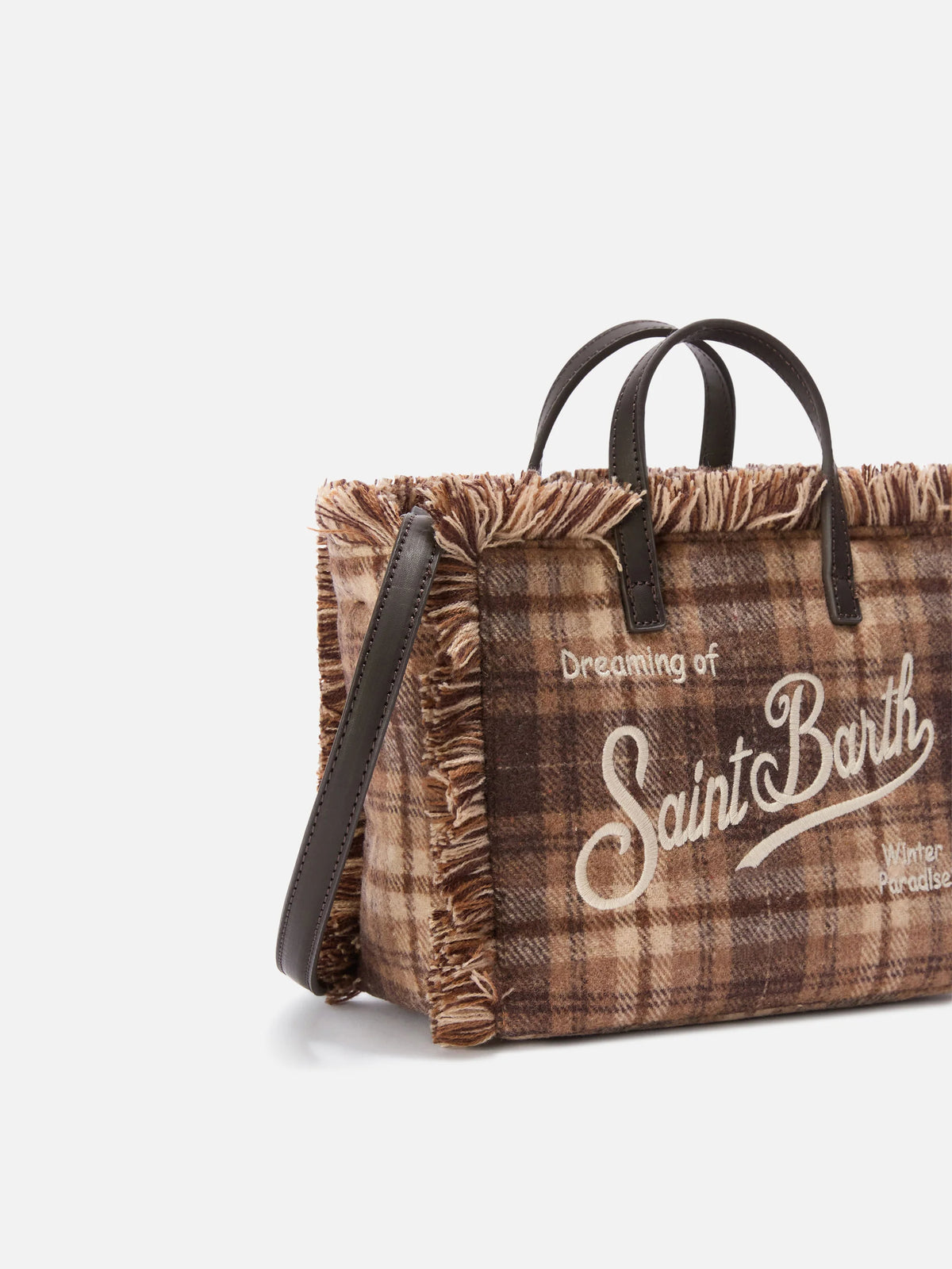 Borsa Mc2 Saint Barth Tartan 1812 da Donna vanity mini wool
