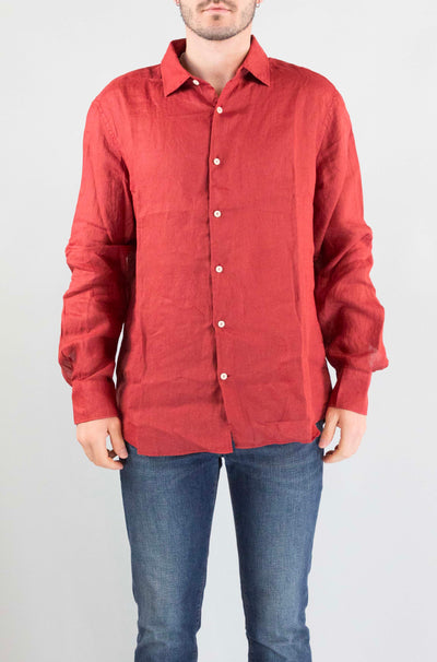 Camicia Mc2 Saint Barth 00139 Linen da Uomo pamplona