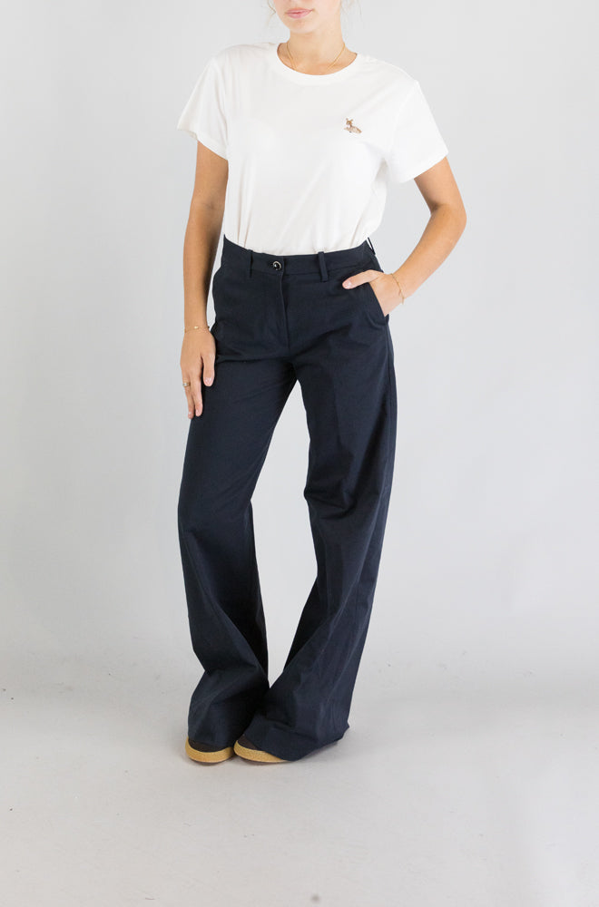 Pantalone Nine In The Morning Navy da Donna nadia chino palazzo