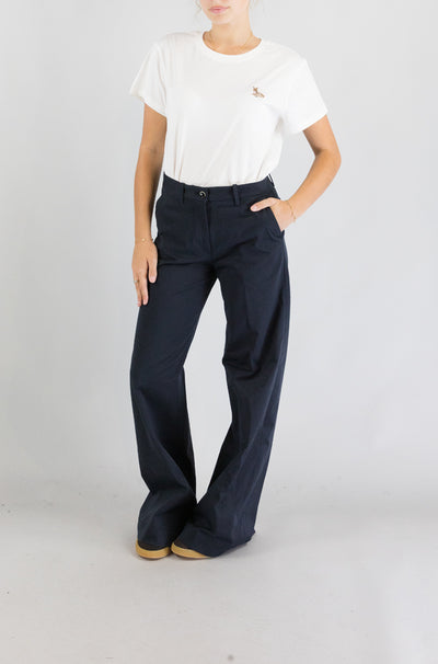 Pantalone Nine In The Morning Navy da Donna nadia chino palazzo