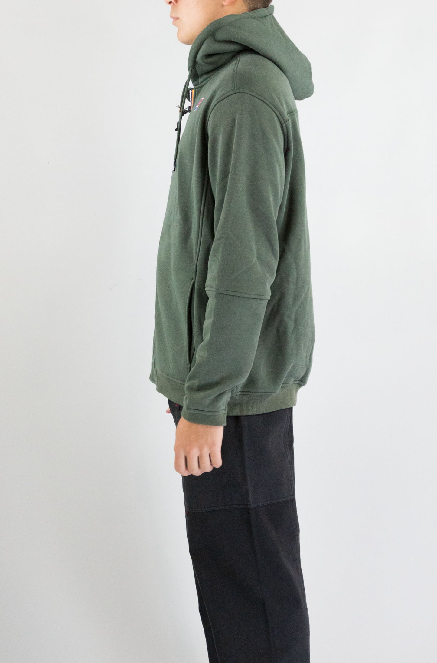 Felpa Kway Wmr Green Blackish da Uomo k4147lw prosper brushed