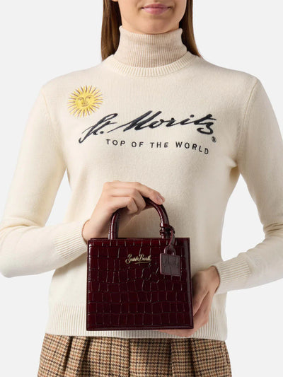 Borsa Mc2 Saint Barth 00510 Printed Croco Leather 45 da Donna shop bag mini