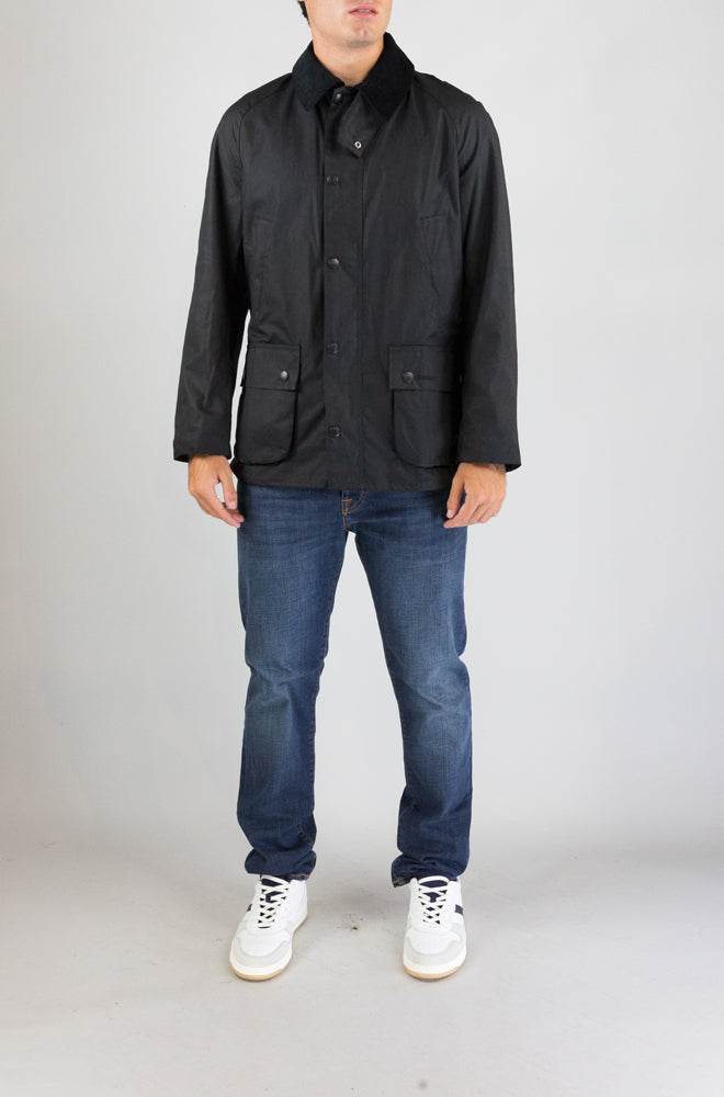 Giubbotto Barbour Bk72 da Uomo mwx0339 ashby wax