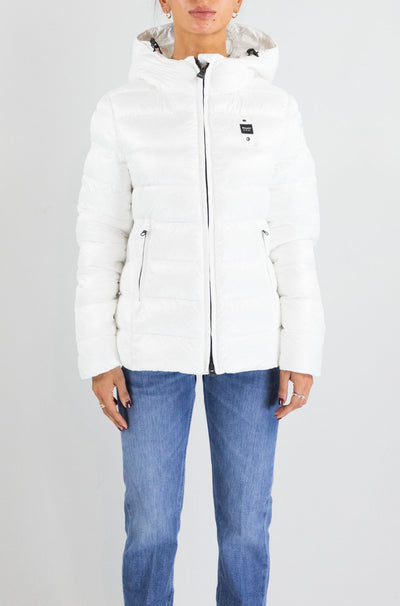 Giubbotto Blauer Bianco da Donna 5wbldc02072 006648 caroll