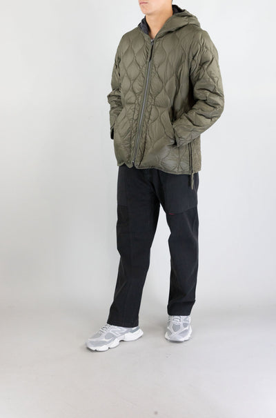 Giubbotto Taion Dark Olive da Uomo 106alszml1 military hood w zip