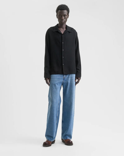 Camicia Sefr Black Crepe da Uomo sense