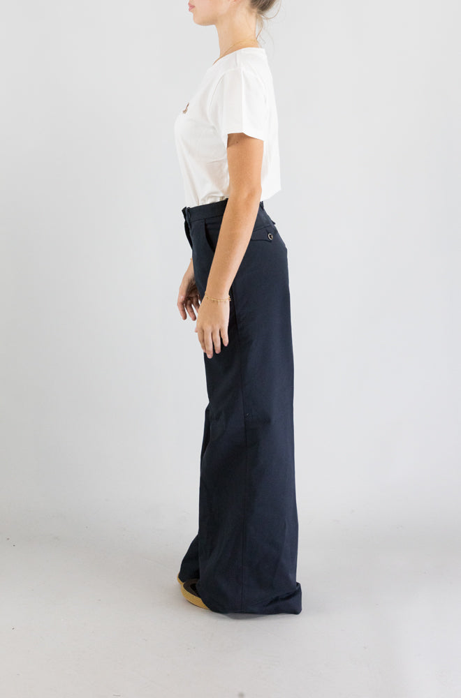 Pantalone Nine In The Morning Navy da Donna nadia chino palazzo