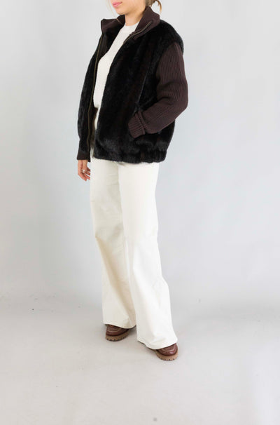 Giubbotto Mc2 Saint Barth Mink da Donna gray fur
