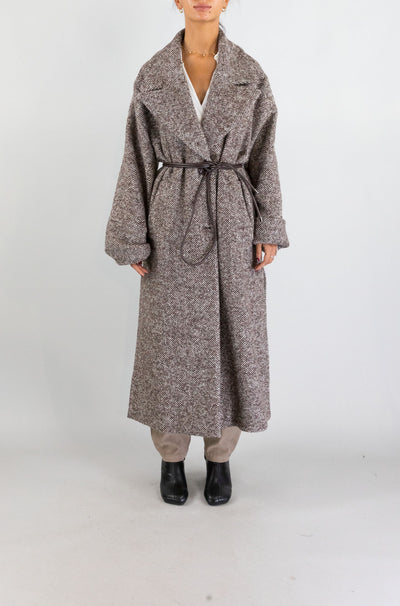 Cappotto Hanami D’Or  Rust Tweed da Donna torino 366 1345