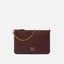 Borsa Pinko Burgundy da Donna flat classic vitello seta