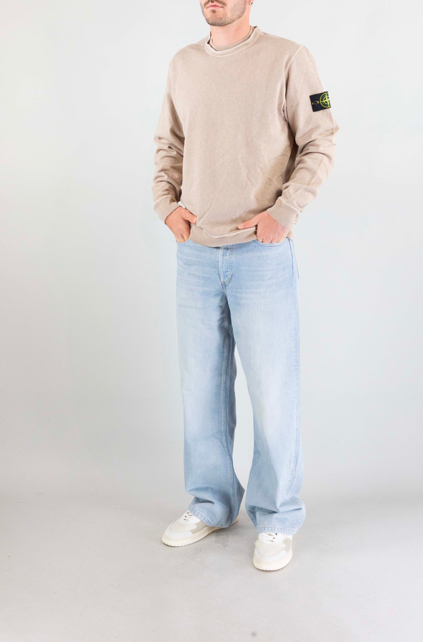 Felpa Stone Island V019a da Uomo l1s156100034s0060