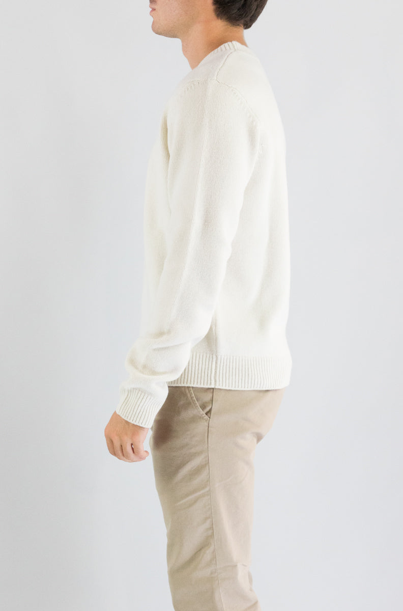 Maglia Apc Ecru da Uomo woasw h23491 edmond