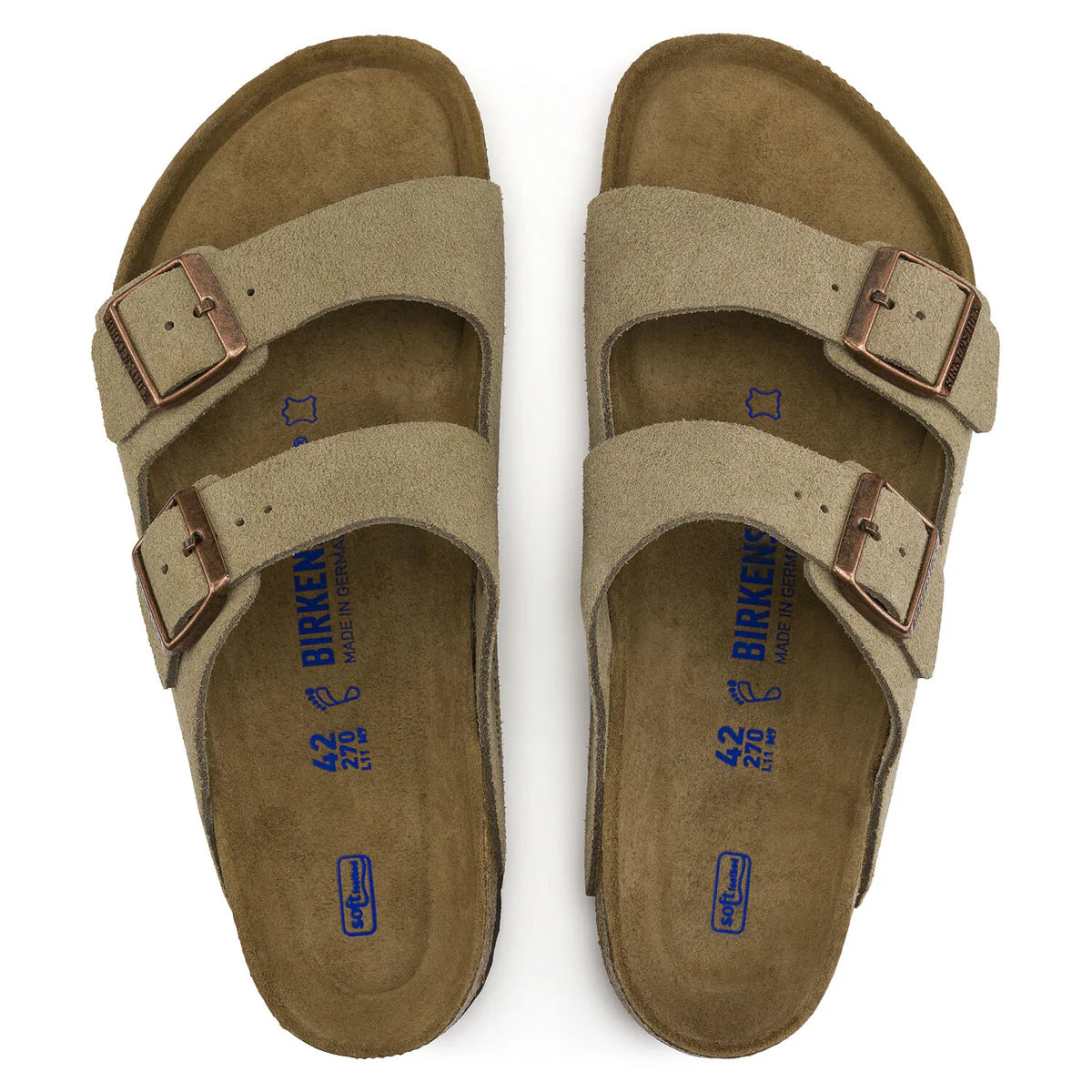 Scarpa Birkenstock Taupe 951303 arizona sfb calzata s