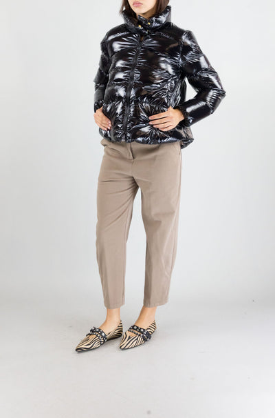 Giubbotto Pinko Nero da Donna mirco caban crystal nylon