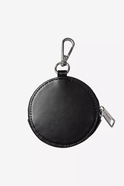 Portafogli Carhartt Wip Black Silver da Uomo i036887 script coin