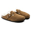 Scarpa Birkenstock Mink da Donna 1001141 boston shearling suede calzata s