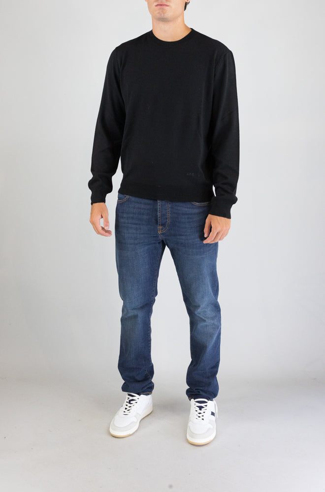 Maglia Apc Noir da Uomo wvawm h23483 matthieu