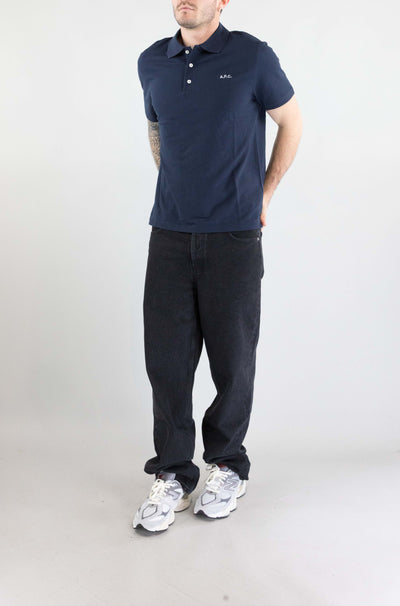 Polo Apc Dark Navy da Uomo cogwz h26342