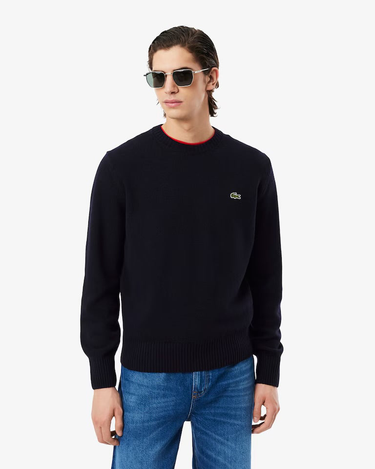 Maglia Lacoste 166 blu da Uomo ah2916