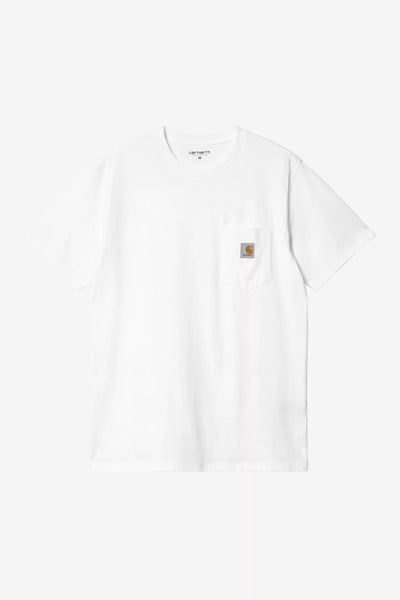 T-Shirt Carhartt Wip White da Uomo i030434 s/s pocket