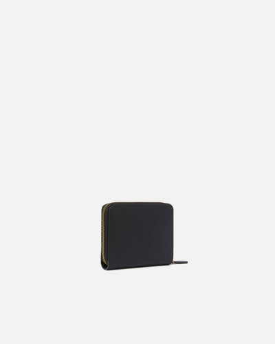 Portafogli Pinko Nero Antique Gold da Donna taylor zip around