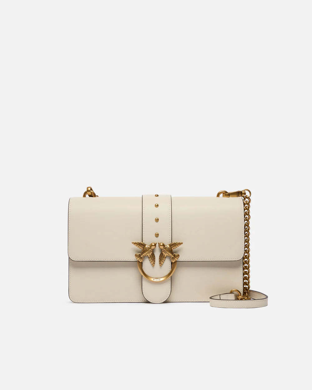 Borsa Pinko Beige da Donna love one classic st cl vitello seta