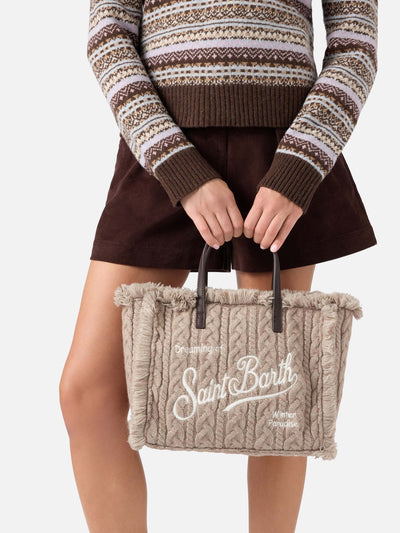 Borsa Mc2 Saint Barth Cable 11 da Donna colette wool braid n