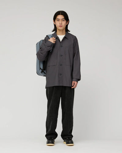 Camicia Snow Peak Charcoal da Uomo cotton ripstop