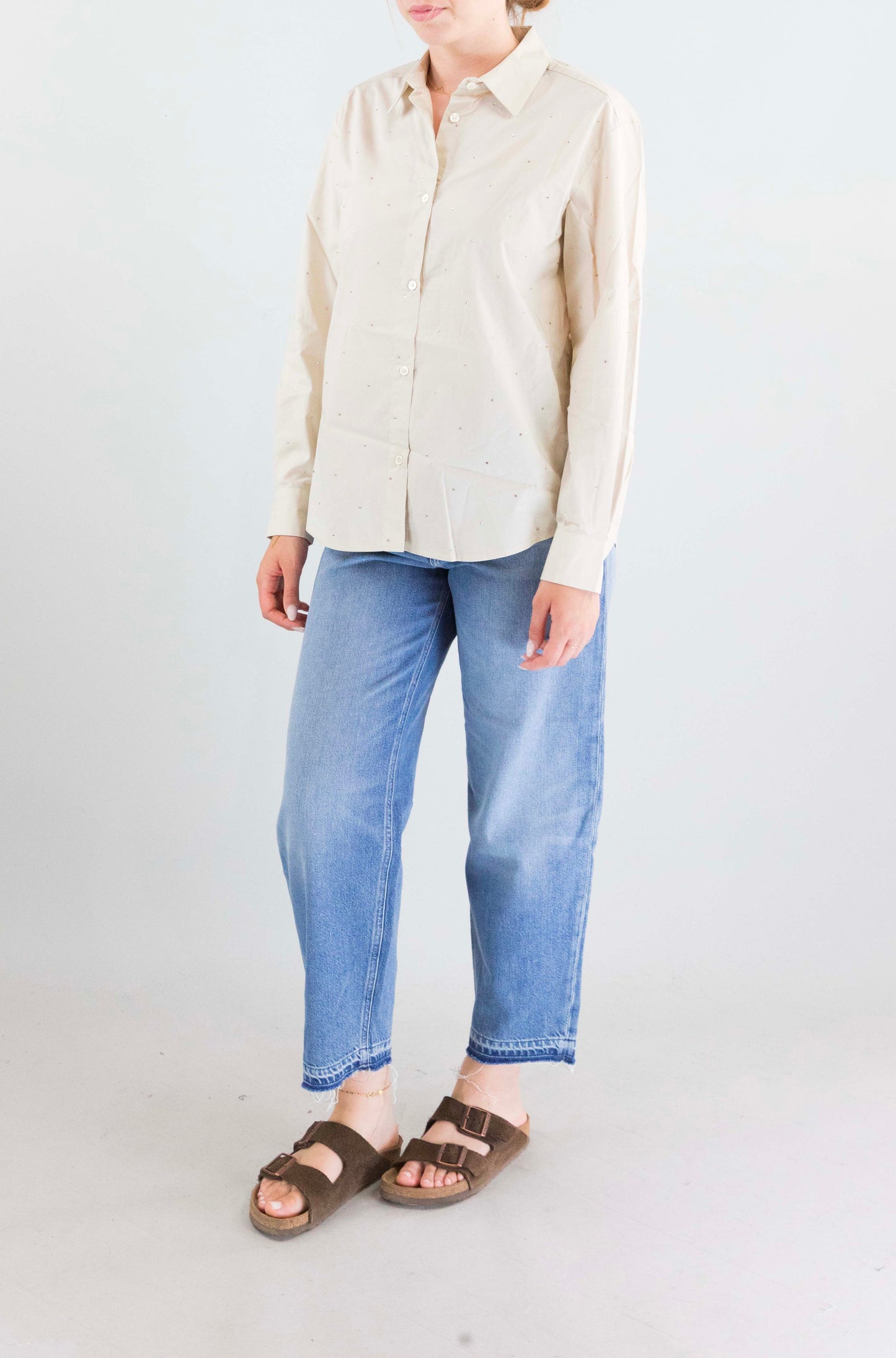 Camicia Mc2 Saint Barth Cotton Strass da Donna meredith