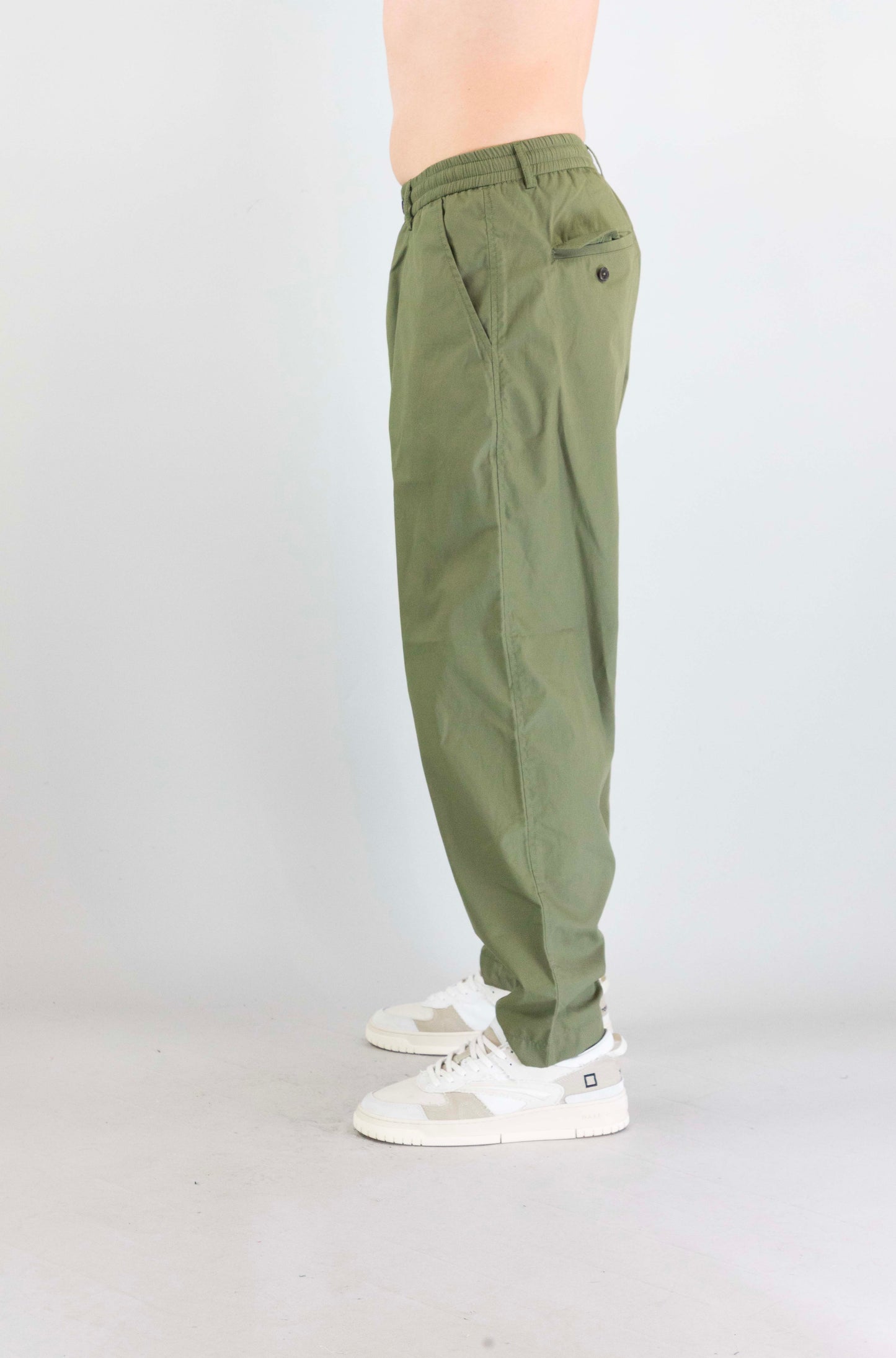 Pantalone Universal Work Olive da Uomo 34143 poly tech pleated track