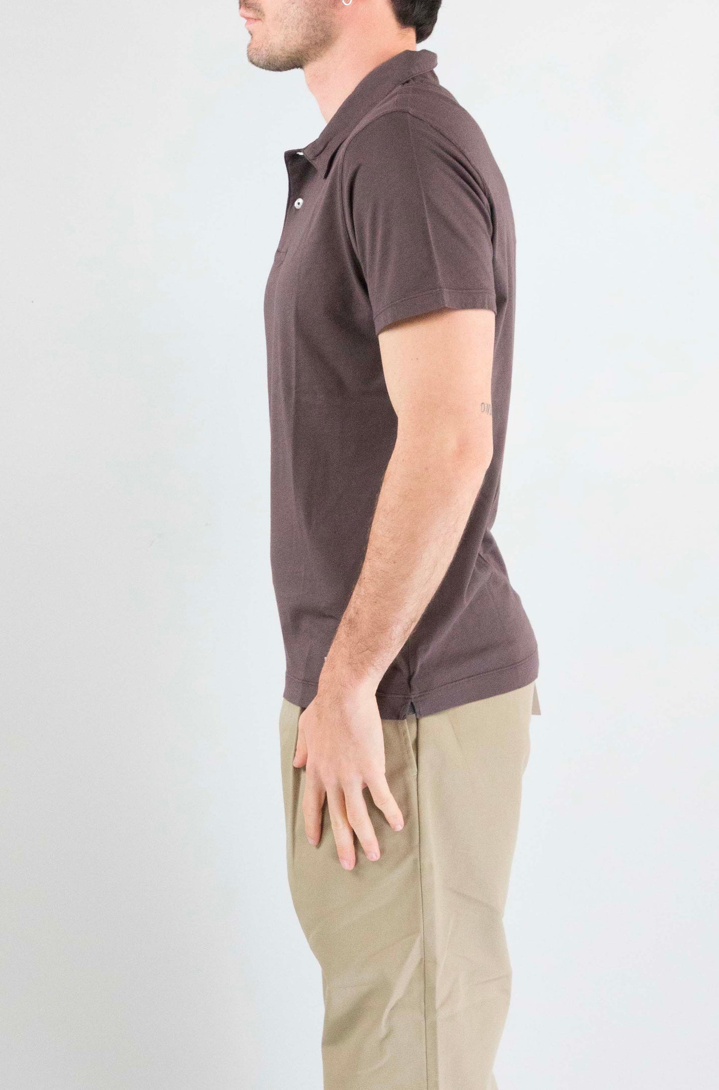 Polo Roy Roger’S Dark Brown da Uomo rru500cg060569
