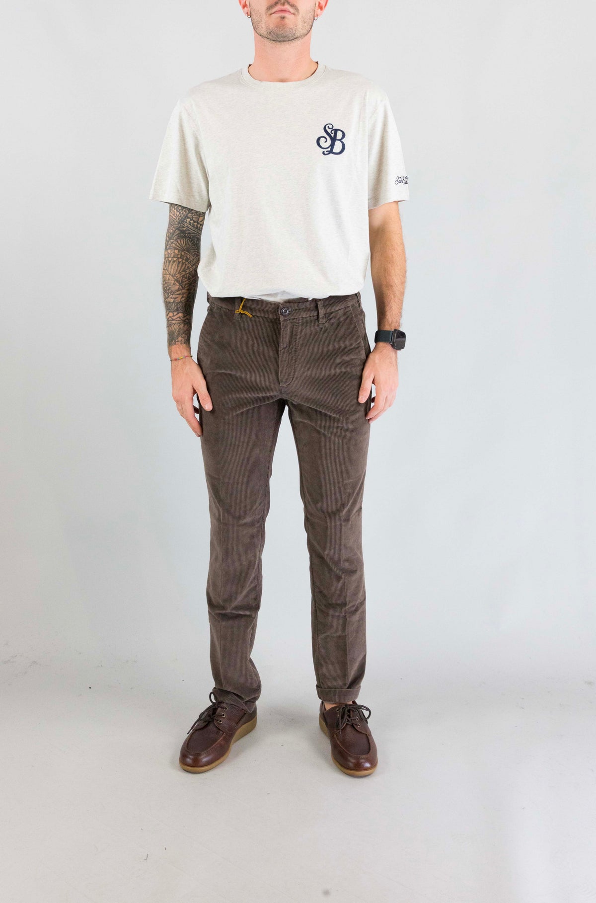 Pantalone 40weft Fango da Uomo lenny 2942