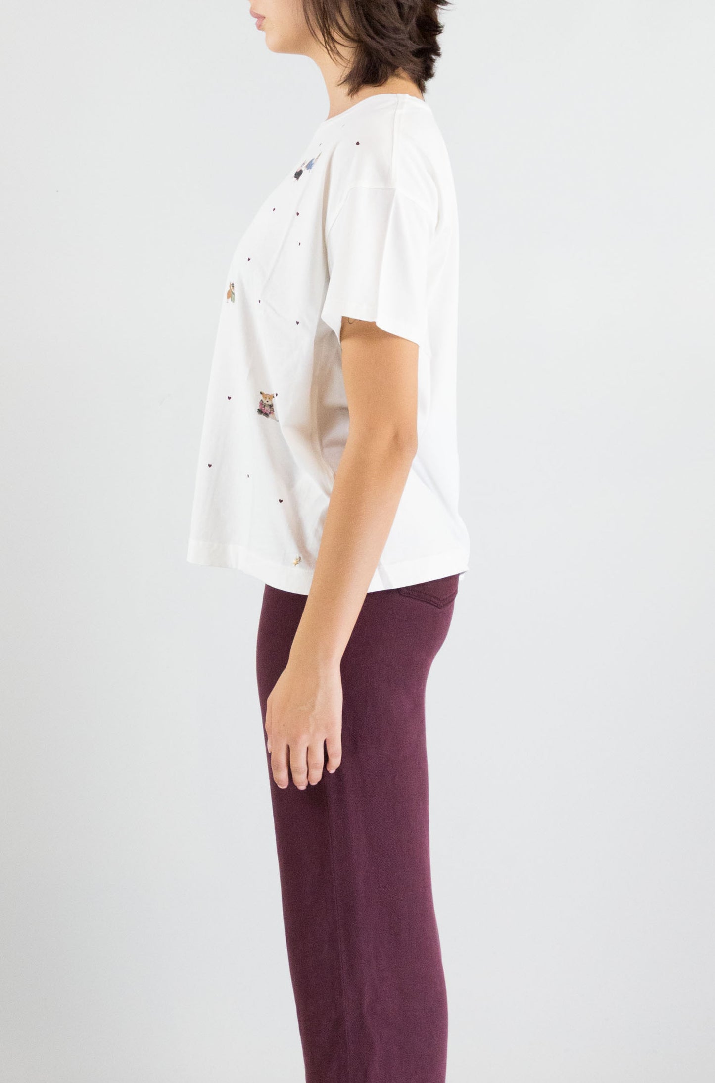 T-Shirt Des Petits Hauts Ecru da Donna fanelie