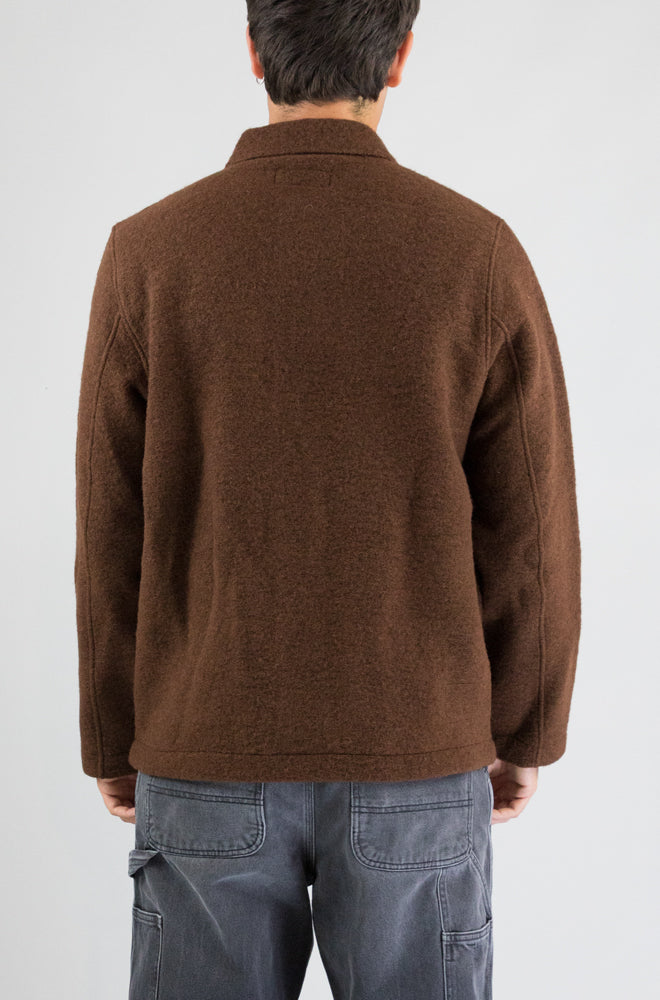 Giubbotto Universal Work Cacao da Uomo 00017 wool fleece field