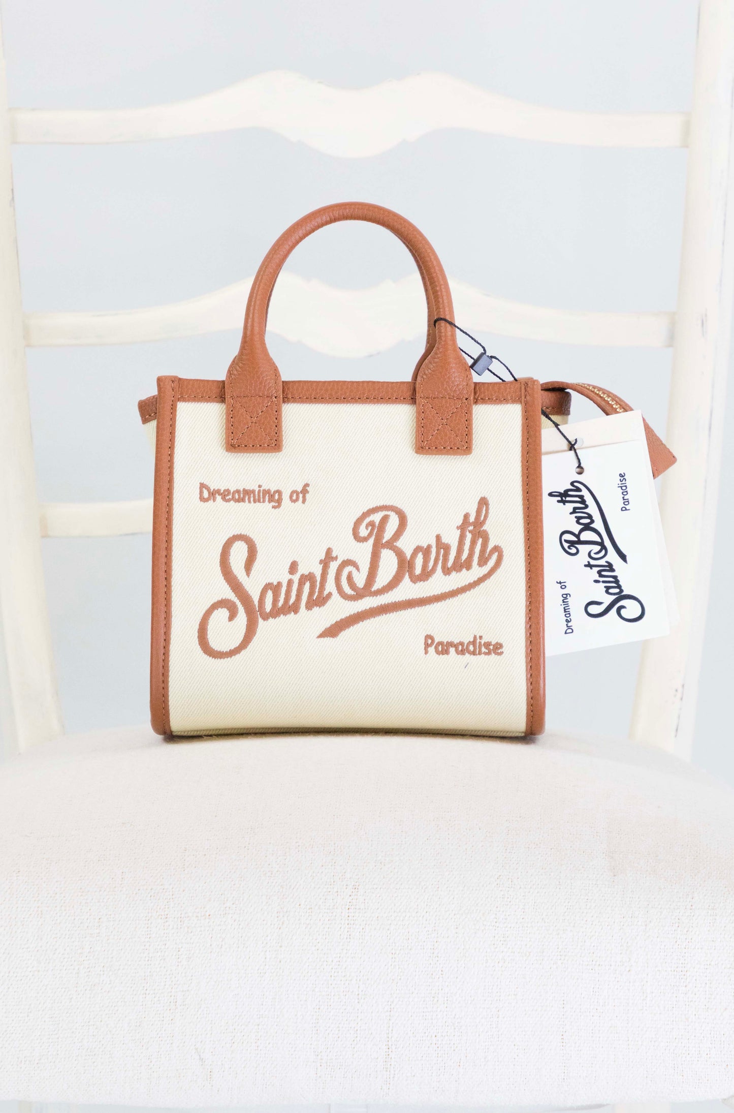 Borsa Mc2 Saint Barth Canvas Grain Leather 1019 da Donna vanity bag mini
