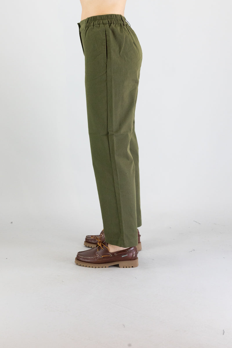 Pantalone Nice Things Khaki da Donna wwx113