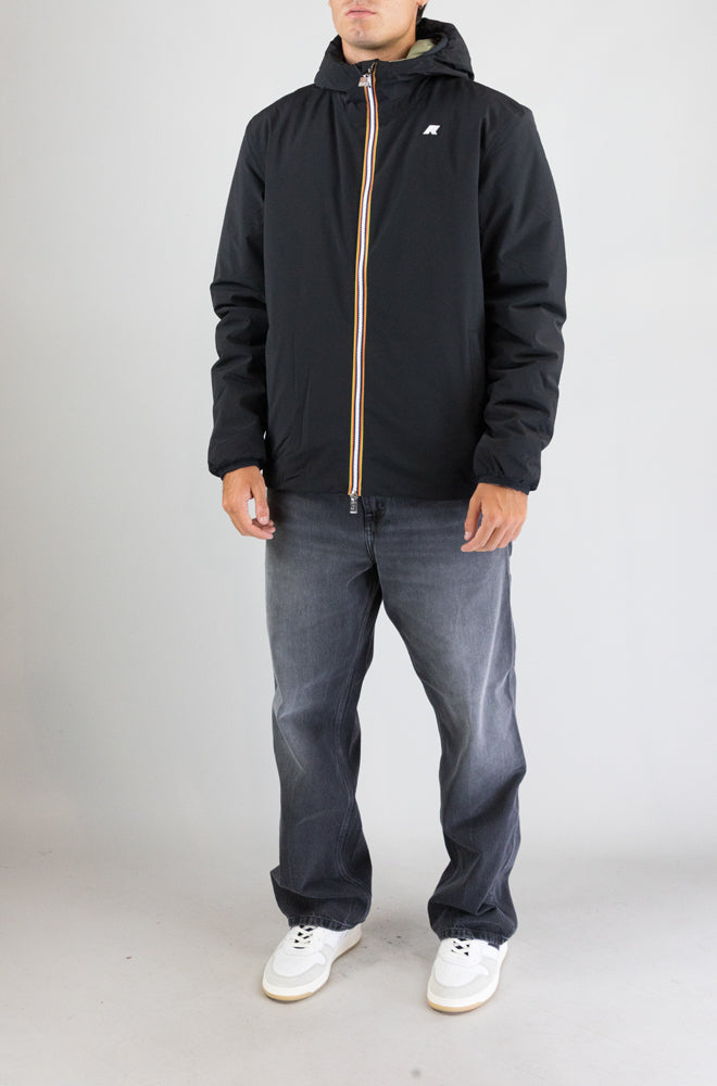 Giubbotto Kway Dbz Black Green da Uomo k6128vw jack st warm