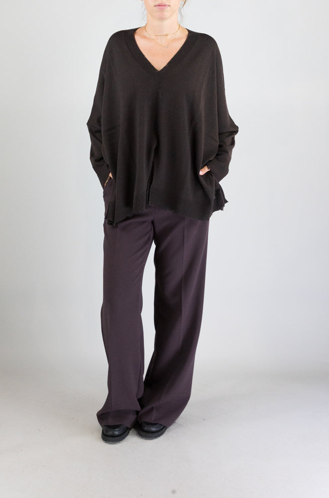 Maglia Ottod’Ame Aubergine da Donna dk9379