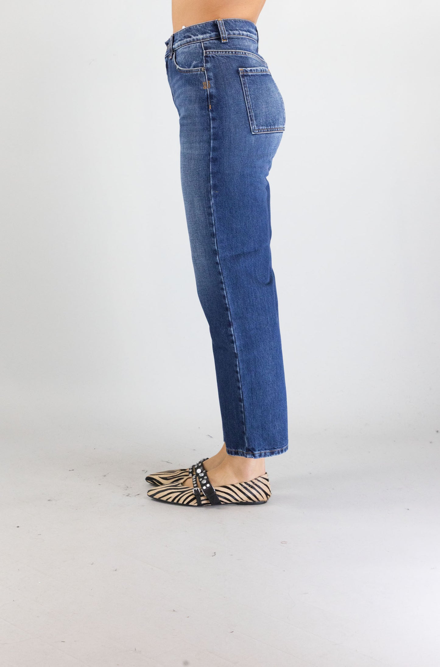 Jeans Solotre Denim Blu da Donna m1f0112
