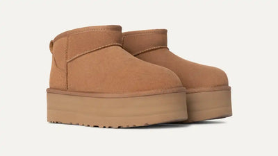 Scarpa Ugg Chestnut da Donna 1135092 classic ultra mini platform