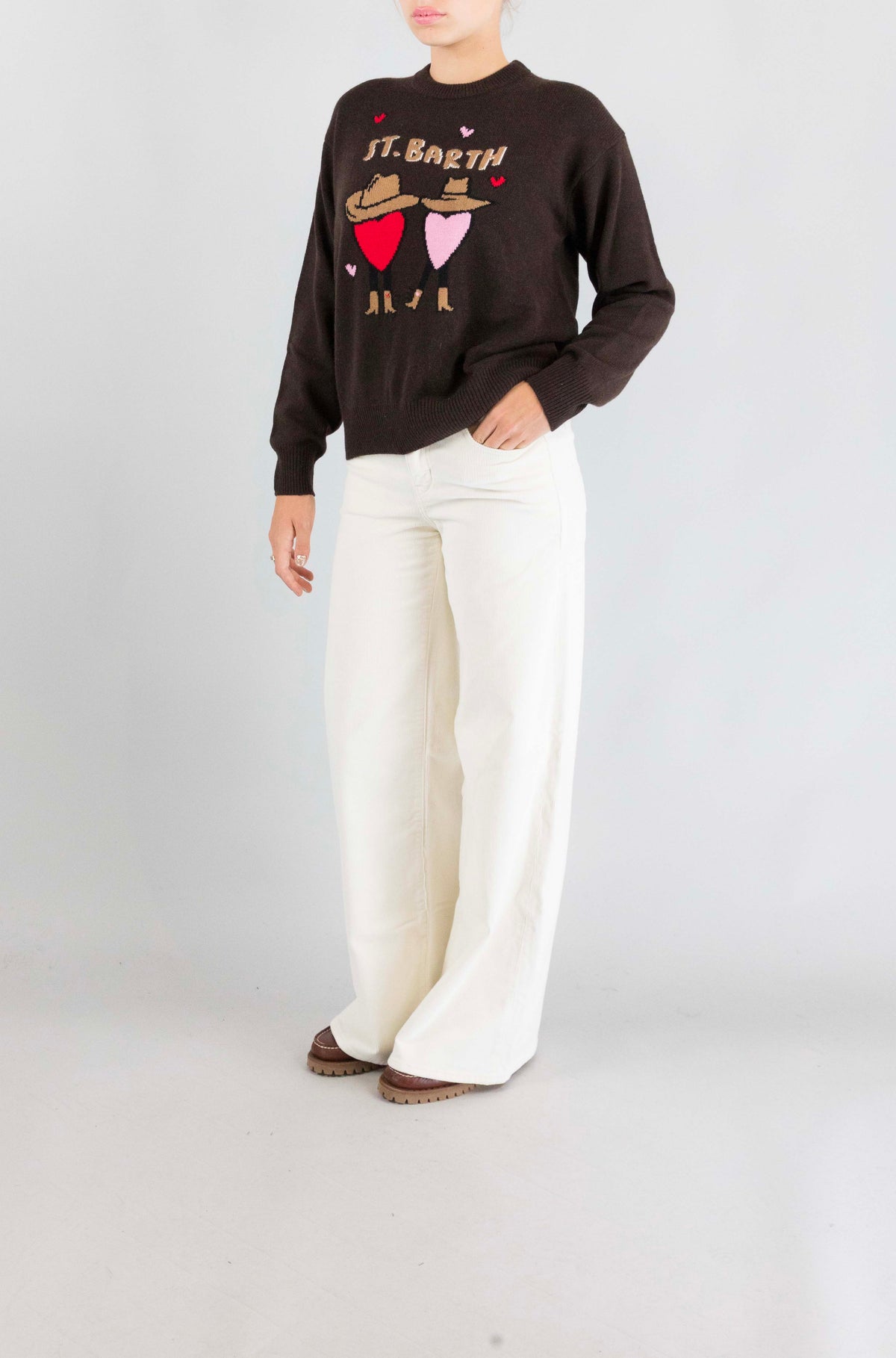 Maglia Mc2 Saint Barth Double Love da Donna danya