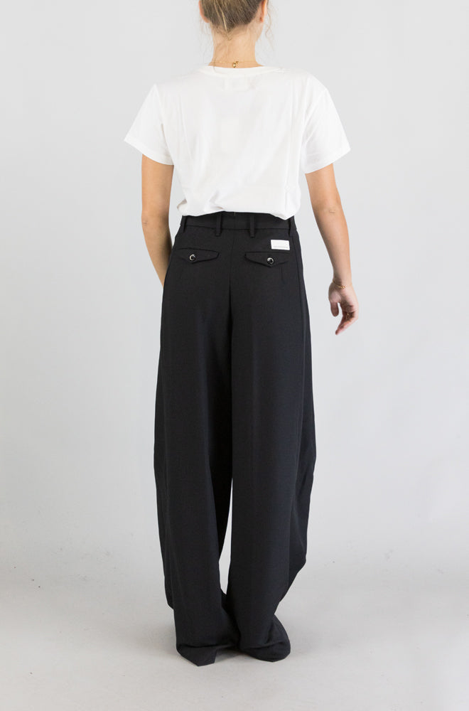Pantalone Nine In The Morning Nero da Donna petra chino over 2 pinces